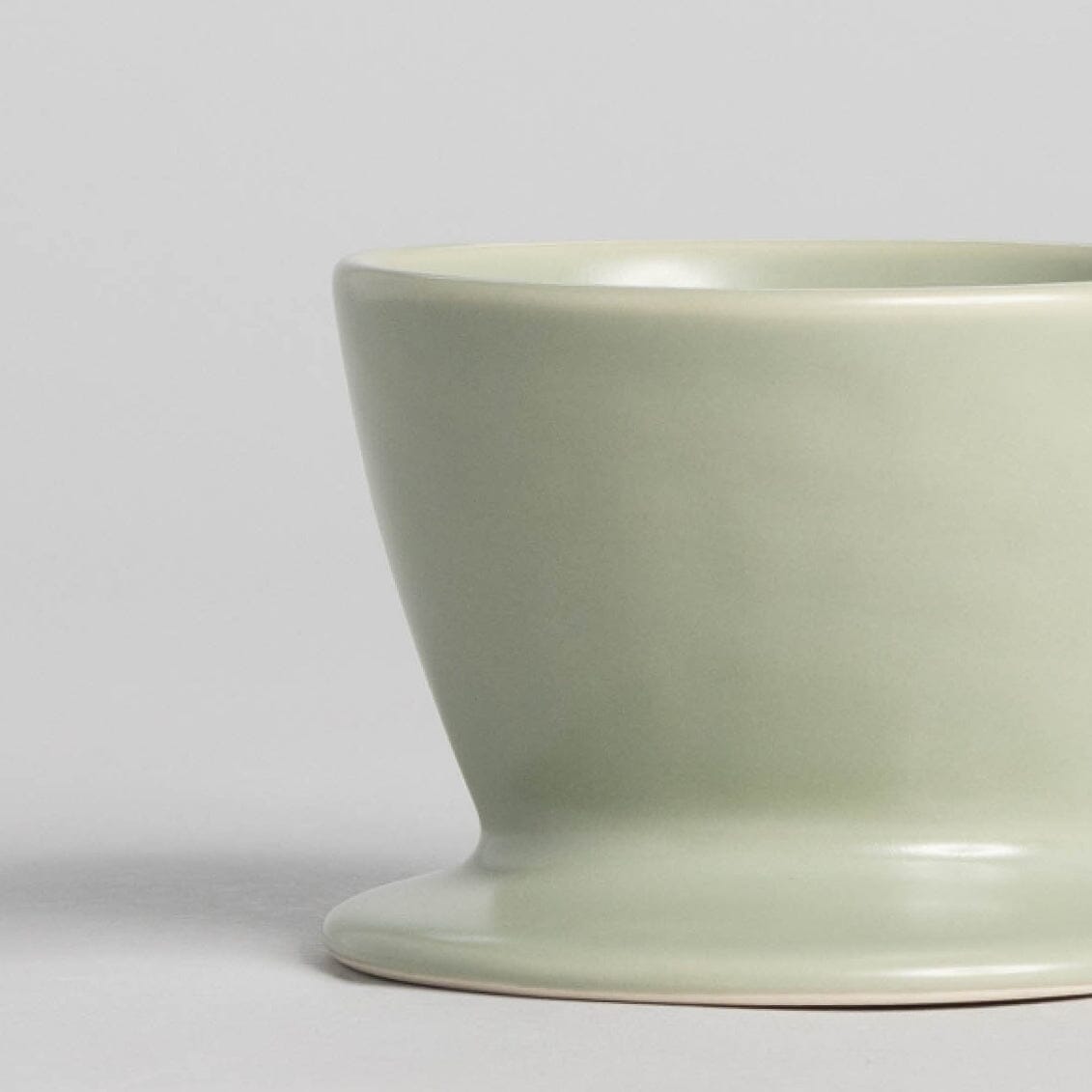 Coffee dripper drinkware by Fable Home, shown in a beachgrassgreen finish.