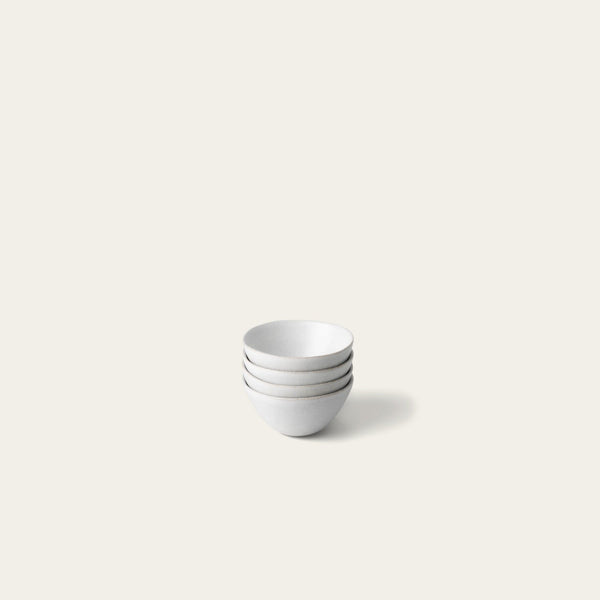 Little bowls dinnerware by Fable Home, shown in a stoneblue finish. – #stoneblue