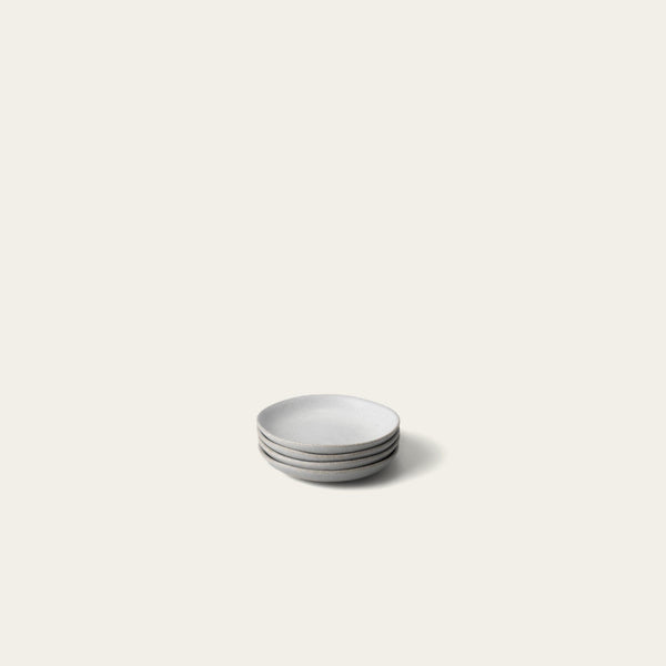Little plates dinnerware by Fable Home, shown in a stoneblue finish. – #stoneblue