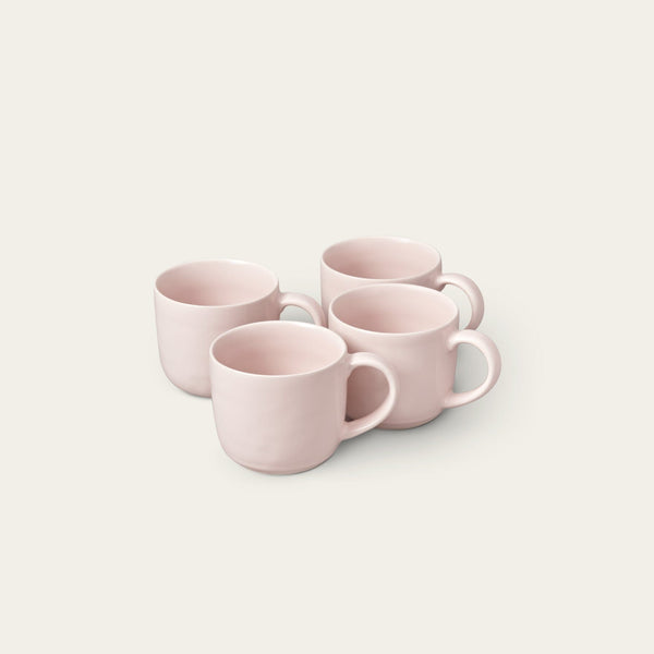 Mugs dinnerware by Fable Home, shown in a blushpink finish. – #blushpink