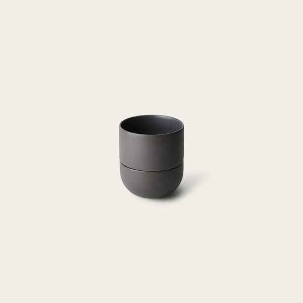 Medium planter planters by Fable Home, shown in a medium/granitegray finish. – #medium/granitegray