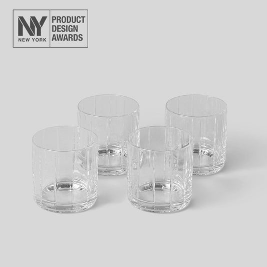fable rocks glasses new york product design award #clear