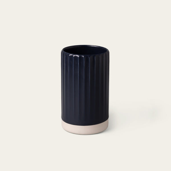 Vase decor by Fable Home, shown in a midnightblue finish. – #midnightblue