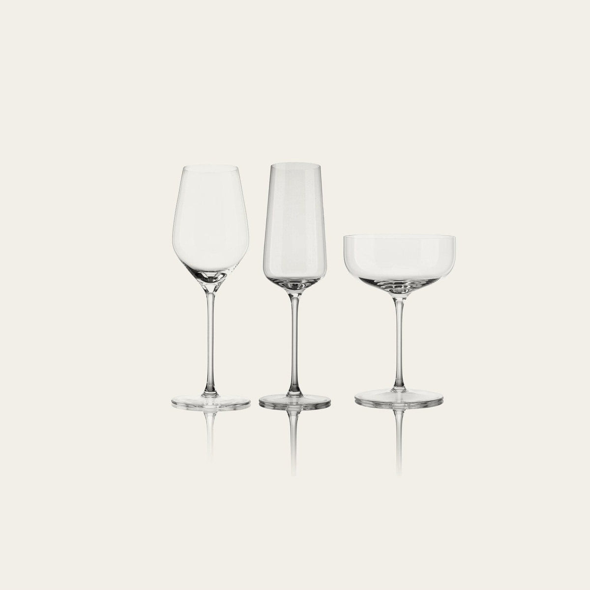 Toasting Set Pro by Fable Home, shown in Clear.