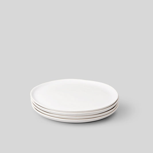 Hand Glazed Ceramic Salad Plate  White Plates & Classic Dinnerware – Roman  and Williams Guild